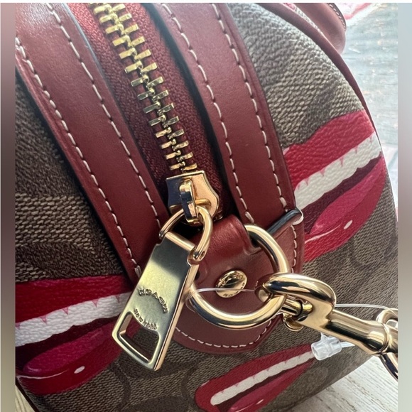 🎉SALE🎉Coach X Tom Wesselmann Rowan Satchel In Signature Canvas NWT - Picture 4 of 8